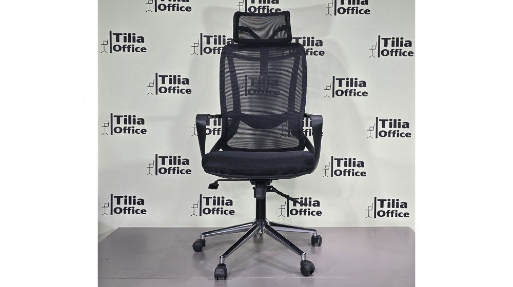 Flu Makam Koltuğu ergonomik krom ayaklı ofis koltuğu